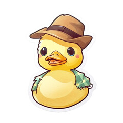 duck character sticker