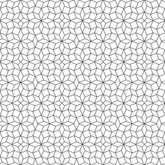 Vector seamless pattern. Modern stylish texture. Monochrome, linear abstract background.