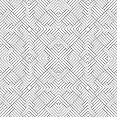 Vector seamless pattern. Modern stylish texture. Monochrome, linear abstract background.