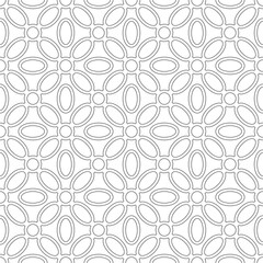 Vector seamless pattern. Modern stylish texture. Monochrome, linear abstract background.