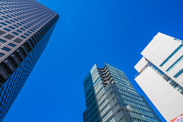 Fototapeta na wymiar 東京 浜松町の高層ビル群