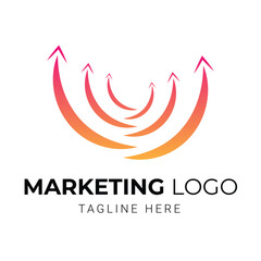 Marketing logo design for company