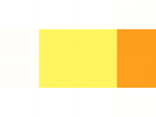 Orange squares on white background, abstract design