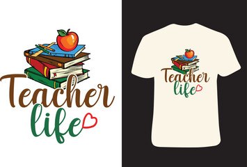 TEACHER'S DAY T-SHIRT DESIGN ​​​​​​​BUNDLE Tshirt design,World Teachers Day T-Shirts & T-Shirt Designs,I love my Teacher ,best teacher ever typography t shirt design 