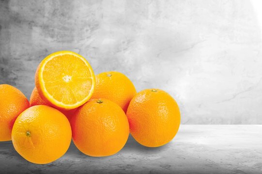 Tasty sweet fresh sliced orange fruit citrus © BillionPhotos.com