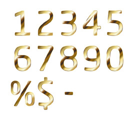 Gold Luxury Numbers	
