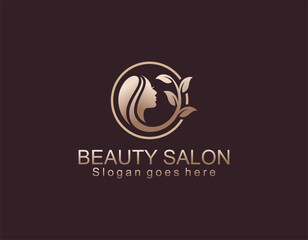 Luxury hair salon logo collection