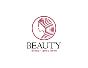Woman logo and beauty logo collection