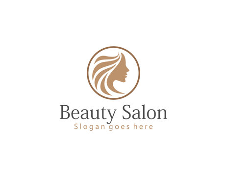 Woman logo and beauty logo collection
