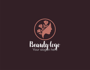 Fashion and beauty products skincare salon spa 3d luxury logo design