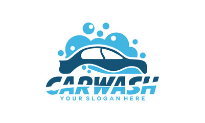 Car Wash Logo Template Design, Car Wash Logo Template Illustration