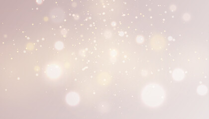 Light effect with lots of shiny shimmering particles isolated on transparent background. Vector star cloud with dust.	
