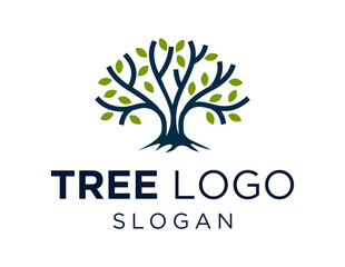 Logo about Tree on a white background. created using the CorelDraw application.