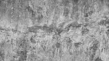 Fototapeta na wymiar Old Concrete wall In black and white color, cement wall, broken wall, background texture, stone flor