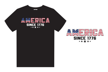 America Since 1776 T-Shirt Design