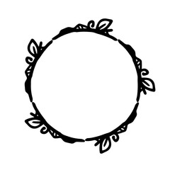 plant circle frame