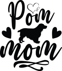 Obraz premium Dog SVG design for Dog lover