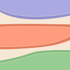 Obraz premium minimalistic background with simple shaves in the composition