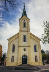 Fototapeta premium Church of St Joseph in Dubnany town, Czech Republic
