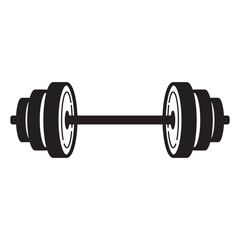barbell icon design template vector isolated