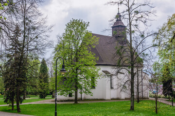 Church of St Judoc in Frydek-Mistek city in Czech Republic