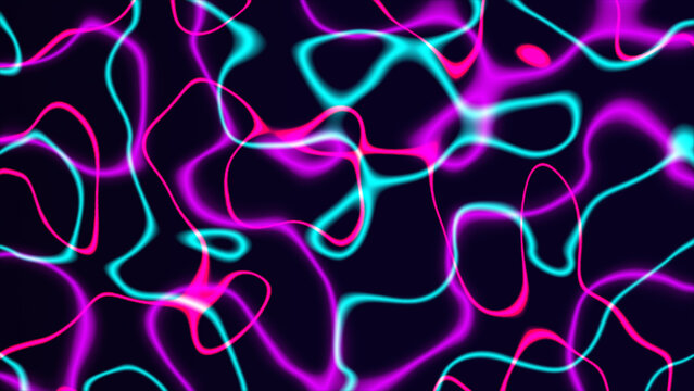 Background with a water ripple effect that is abstract and colorful. backdrop with orange, pink and red waves. coloor, movement and digital interface concept digitally generated image.
