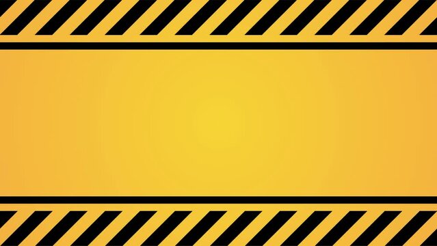 Caution Looping animation simple video Background
