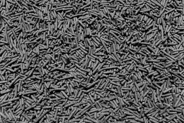 Pattern of healthy organic tofu cat litter of black and white. Natural abstract background.
