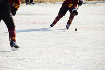 hockey player on the ice