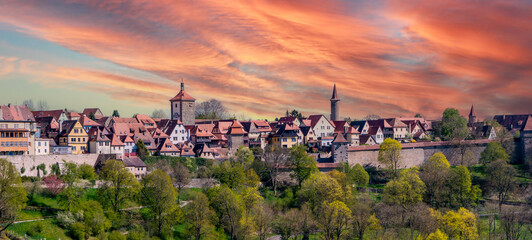 Panorama Rothenburg ob der Tauber