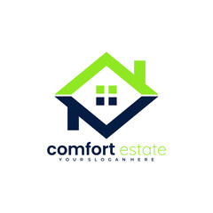 comfort estate modern logo company