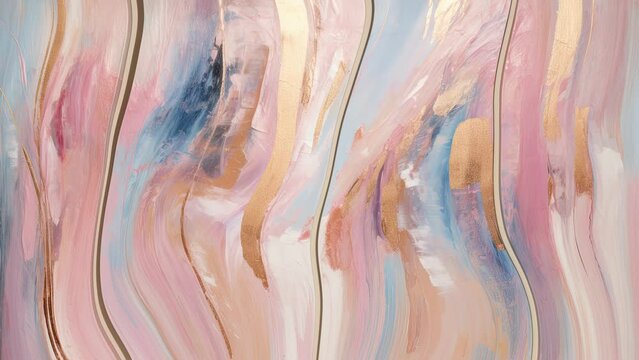 Abstract pastel motion background, creative video texture movement with delicate colors, dreamy graphic with elegant and luxury style, feminine design for females 