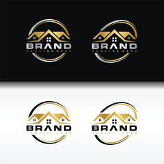 real estate circle luxury bundle logo