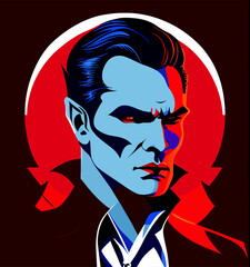 vampire cartoon icon