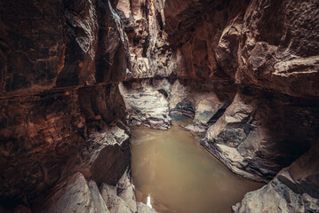 Khazali canyon in Wadi Rum valley, Jordan