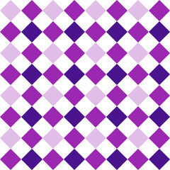 Cute vector seamless pattern. purple checkered pattern. Decorative element, design template with purple shade.
