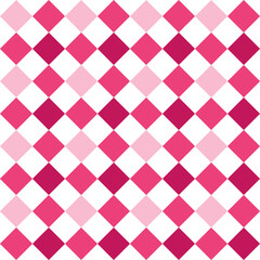 Cute vector seamless pattern. pink checkered pattern. Decorative element, design template with pink shade.