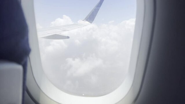 Cloudscape Excursion: Thrilling Airborne Journey on a Commercial Plane