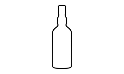 wine bottle logo