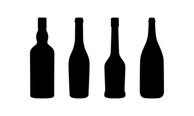 wine bottle logo