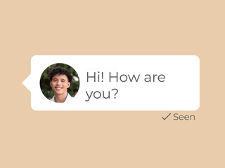 A person chatting to someone but seenzoned. A message from an admirer, ex or estranged friend or...