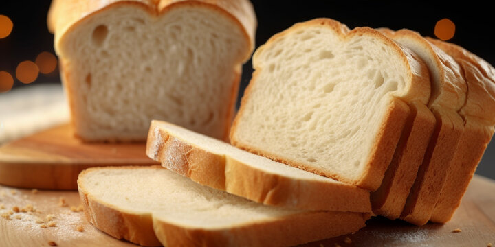 Nice slices of white bread