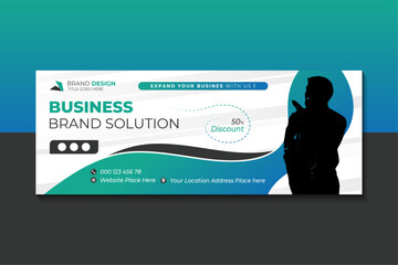 Business Facebook Cover Or Social Media Banner design template