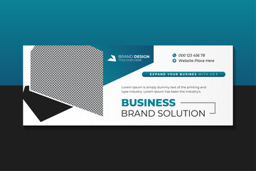 Business Facebook Cover Or Social Media Banner design template