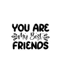 Fototapeta premium Friendship Svg Bundle, Friends Svg, Best Friends Svg, Friendship svg, Svg files for cricut, Funny friends svg, Friendship quotes, Silhouette,Happy Friendship day SVG bundle, Cute friendship shirt desi