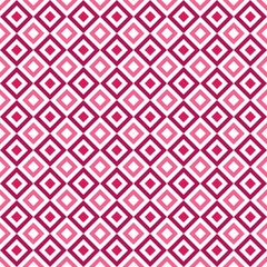 Cute vector seamless pattern. pink rhombus pattern. Decorative element, design template with pink shade.