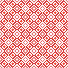 Cute vector seamless pattern. red rhombus pattern. Decorative element, design template with red shade.