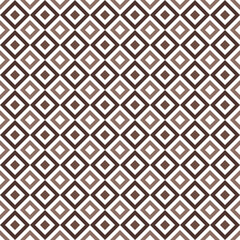 Cute vector seamless pattern. brown rhombus pattern. Decorative element, design template with brown shade.