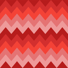 Cute vector seamless pattern. zigzag pattern. Decorative element, design template with red tone.