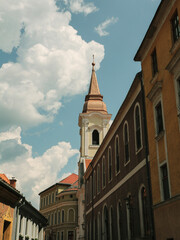 Fototapeta na wymiar A Catholic church in Esztergom